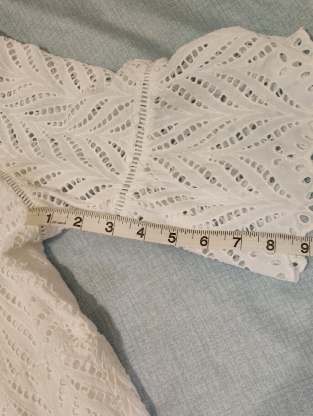 S.Oliver White Eyelet Lace Tiered Dress - Picture 6 of 15
